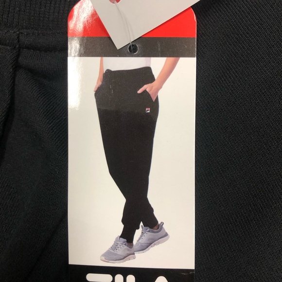 Fila | Women's French Terry Joggers | Navy | Small - Picture 4 of 5